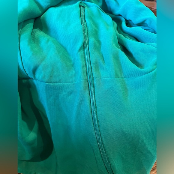 Anthropologie•Moulinette Soeurs•Green Lace Peplum Blouse•Sz 4 - Picture 4 of 10